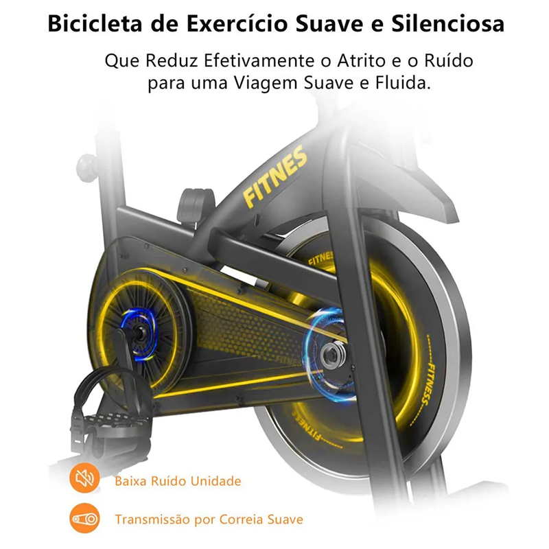 Bicicleta Spinning Rmira Roda de Inércia 12kg - Imagem de detalhe 3