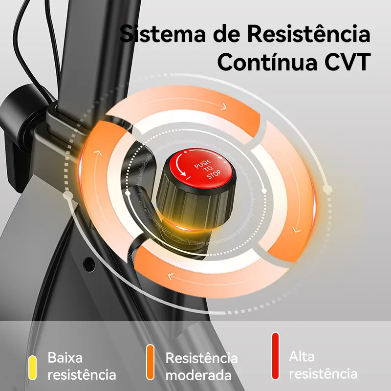Bicicleta Spinning KiNVO SPN03B Roda de Inércia 15kg - Imagem de detalhe 2