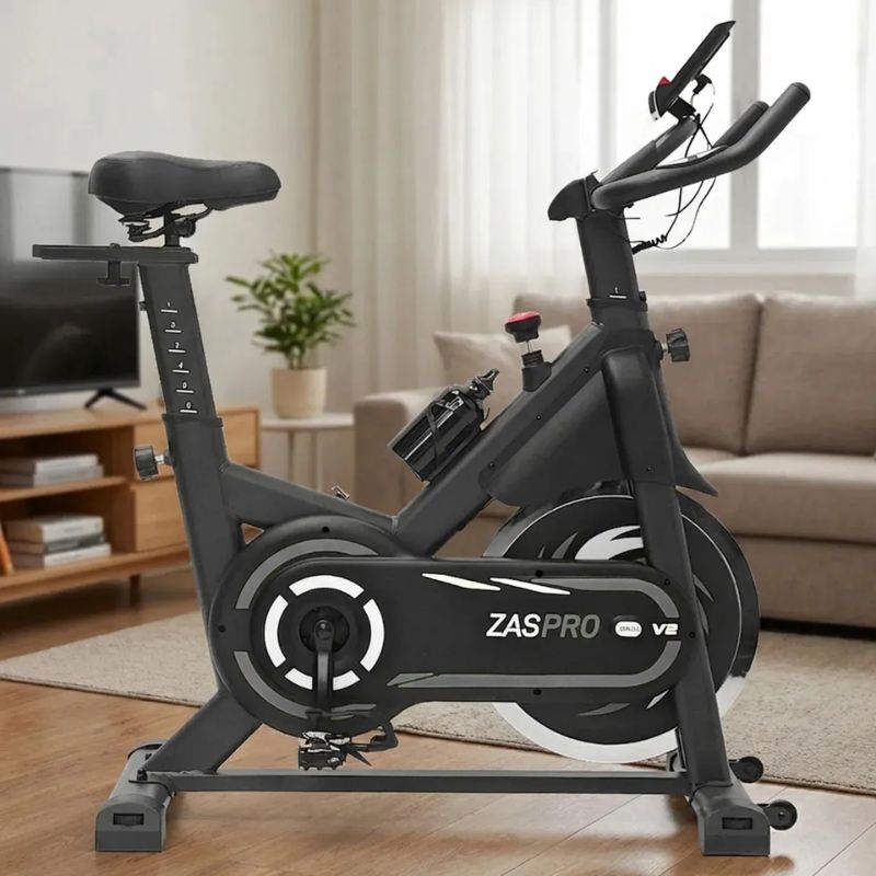 Bicicleta Ergométrica Spinning MBX Zaspro V2 (20kg) - Cinza - Imagem de detalhe 12