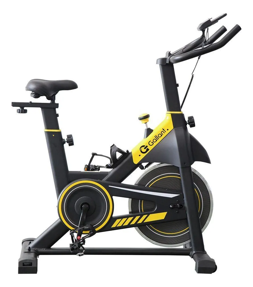 Bicicleta Spinning Gallant Elite Preto Magnética 13kg