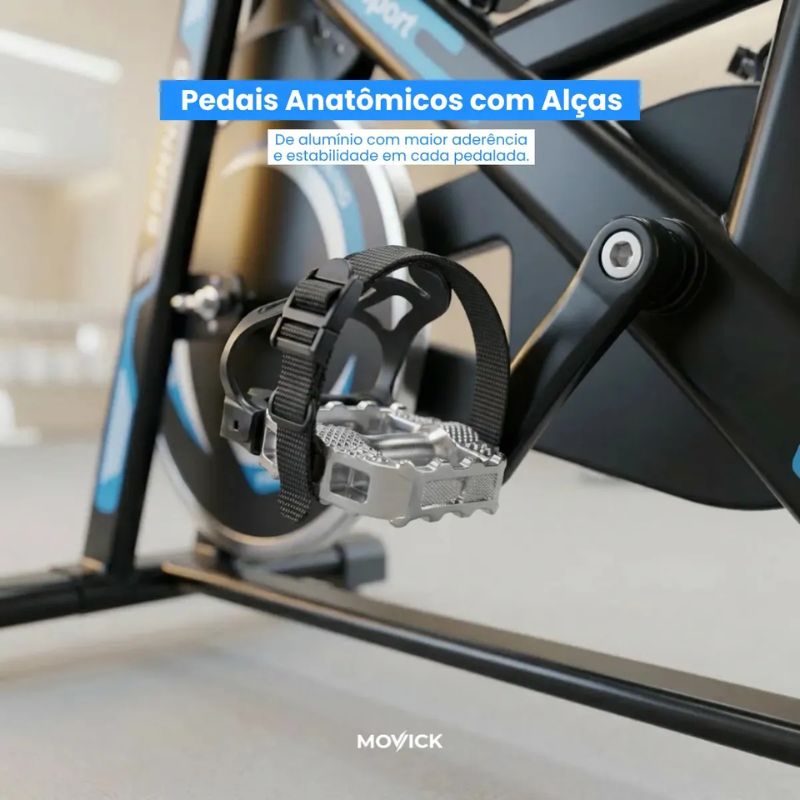 Bicicleta Spinning Movick Roda De Inércia 13kg - Imagem de detalhe 4