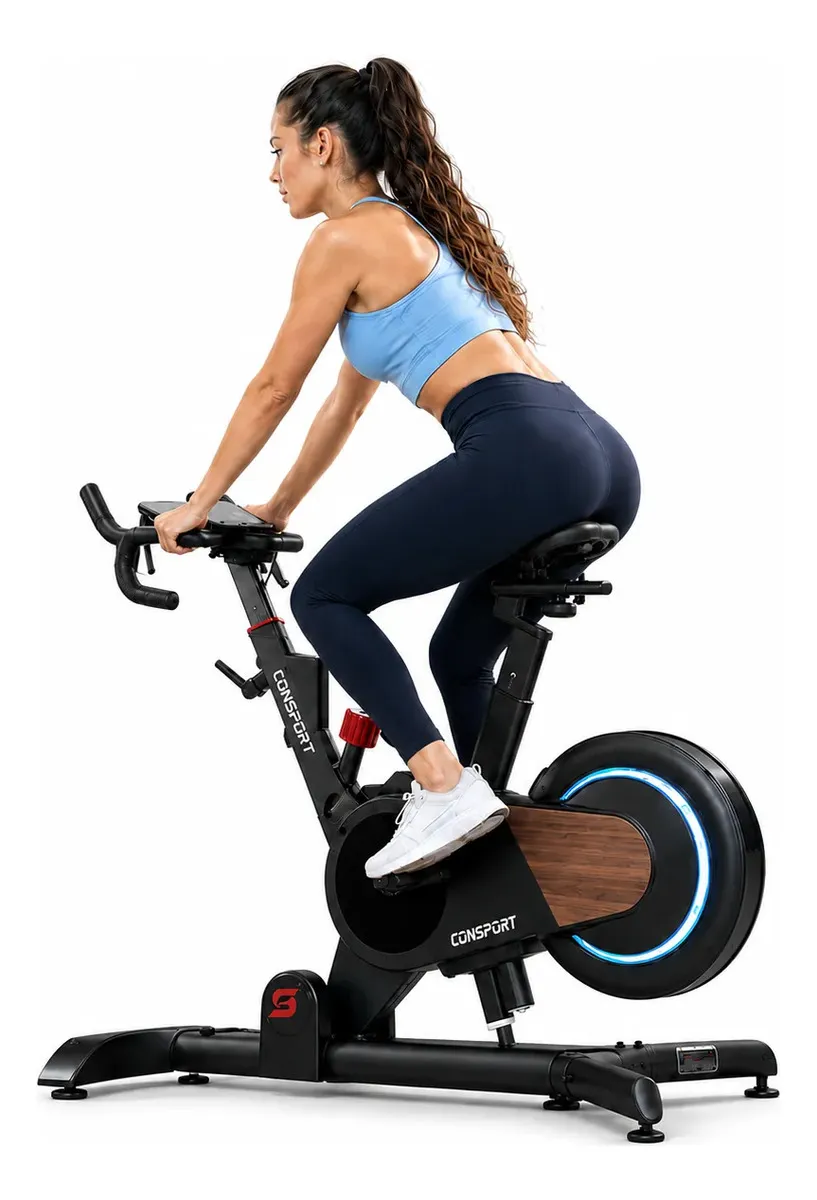 Bicicleta Spinning S200 Connect Consport - Imagem de detalhe 1
