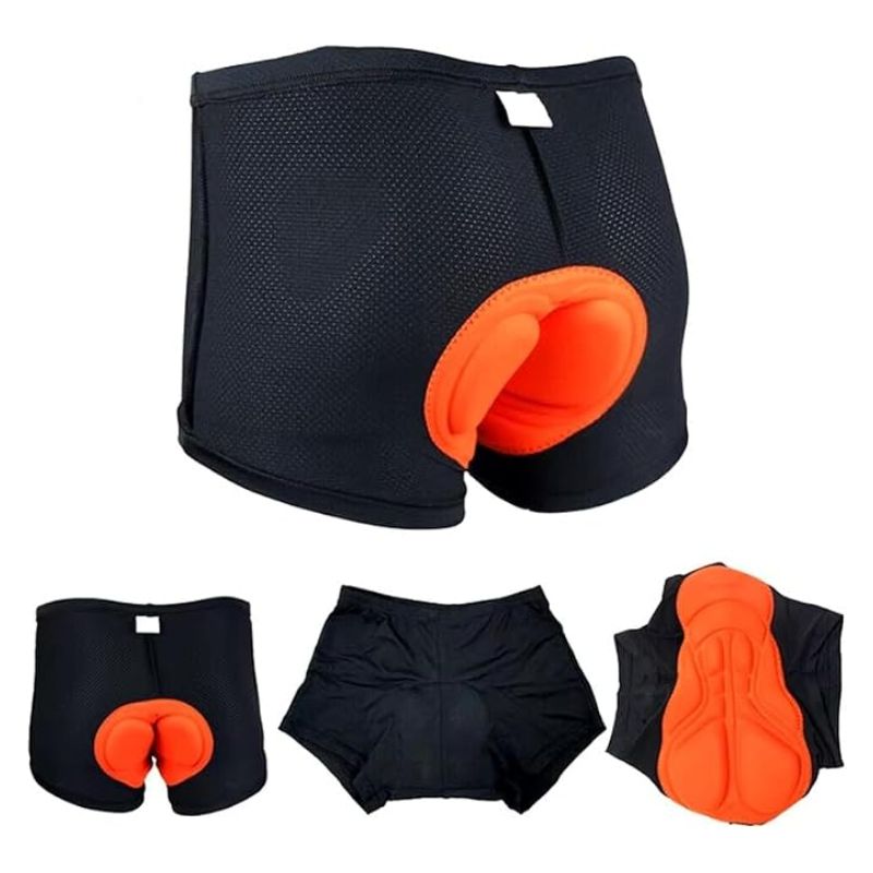 AxiBa MTB Liner Short íntimo 3D unissex acolchoado para ciclismo visão geral