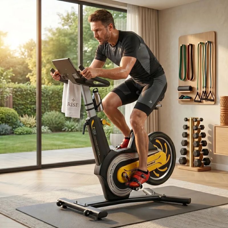 Bicicleta Ergométrica Spinning Magnética 8kg