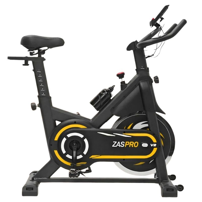 Bicicleta Ergométrica Spinning MBX Zaspro V2 (20kg) - Amarelo