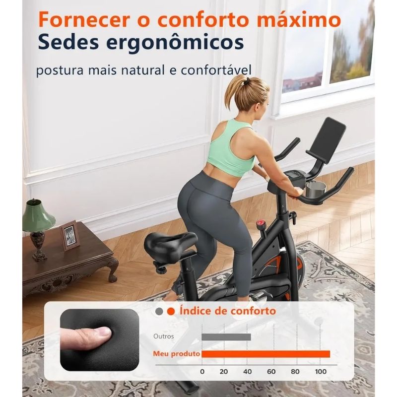 Bicicleta Ergométrica Spinning Profissional MZY 680 - Imagem de detalhe 4