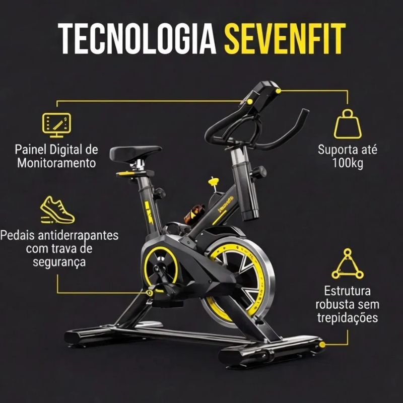 Bicicleta Ergométrica Spinning Sevenfit EPS-988 - Imagem de detalhe 4