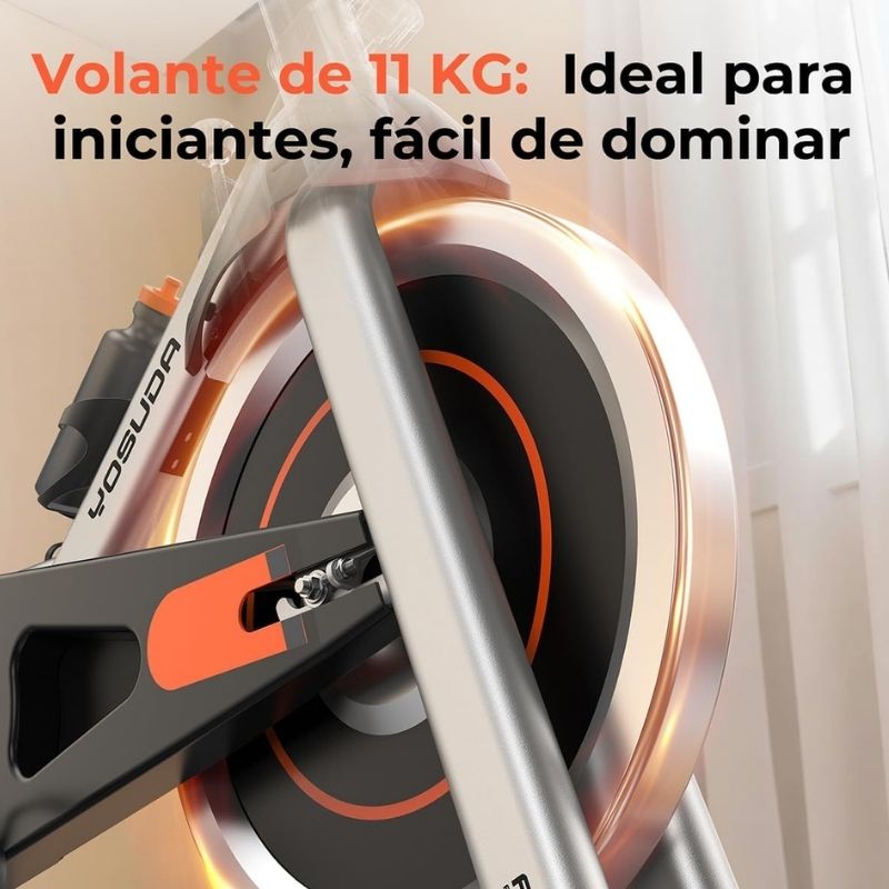 Bicicleta Ergometrica Spinning Yosuda Mecânica 11kg Bluetooth - Imagem de detalhe 6