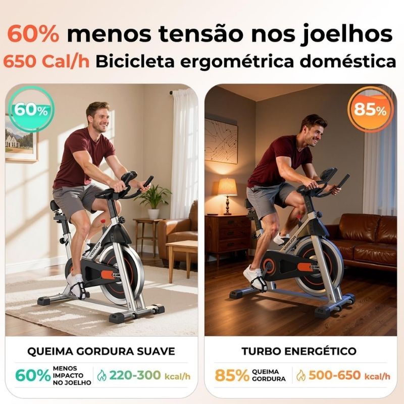 Bicicleta Ergometrica Spinning Yosuda Mecânica 11kg Bluetooth - Imagem de detalhe 7