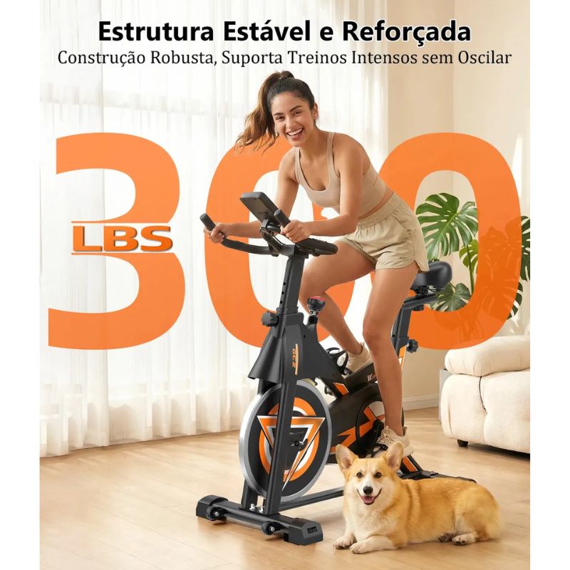 Bicicleta Spinning Ergométrica GCZ 13kg Mecânica - Imagem de detalhe 1