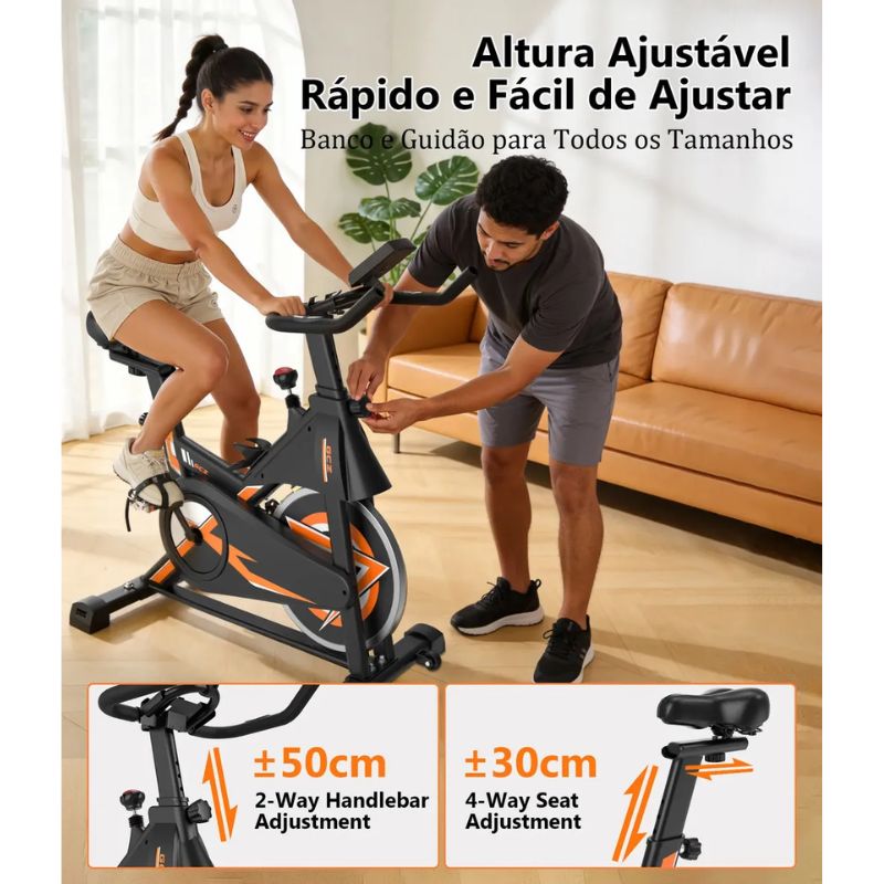 Bicicleta Spinning Ergométrica GCZ 13kg Mecânica - Imagem de detalhe 2
