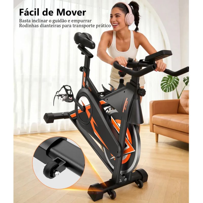 Bicicleta Spinning Ergométrica GCZ 13kg Mecânica - Imagem de detalhe 8
