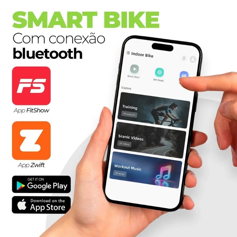 Bicicleta de Spinning Winnek Smart Ride Bluetooth - Imagem de detalhe 11