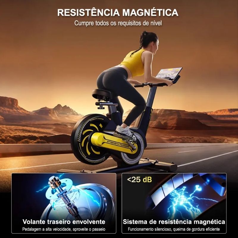 Bicicleta Spinning Magnética ZRSE GH909 - Imagem de detalhe 2