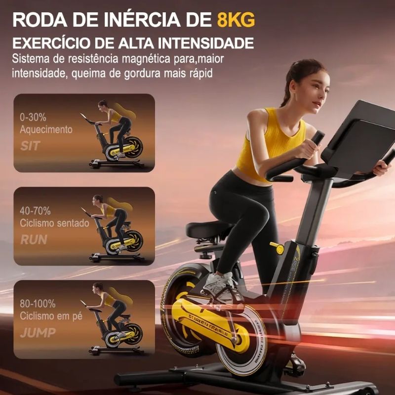 Bicicleta Spinning Magnética ZRSE GH909 - Imagem de detalhe 3