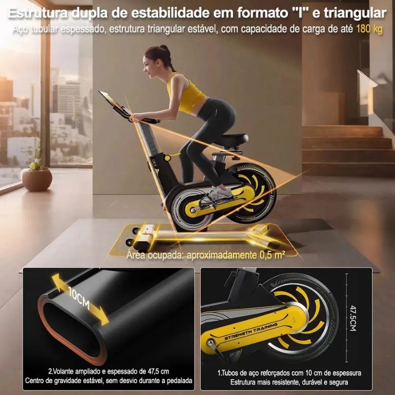 Bicicleta Spinning Magnética ZRSE GH909 - Imagem de detalhe 9