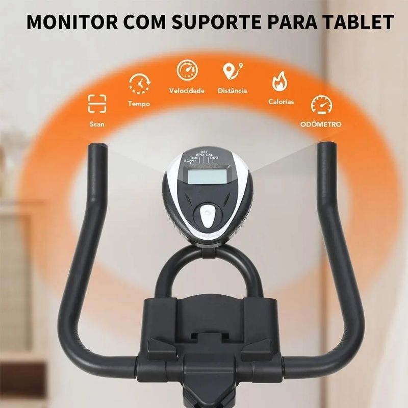 Bicicleta Spinning Mecânica Gallant Power X GSB06HBTB-PT - Imagem de detalhe 5