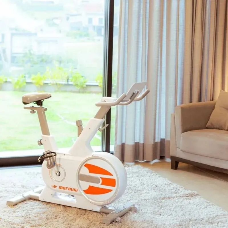 Bicicleta Spinning Mormaii Soft-Ride Magnética Bluetooth - Imagem de detalhe 3