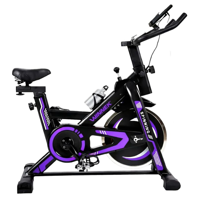 Bicicleta Spinning Winnek Mecânica 13kg Roxo