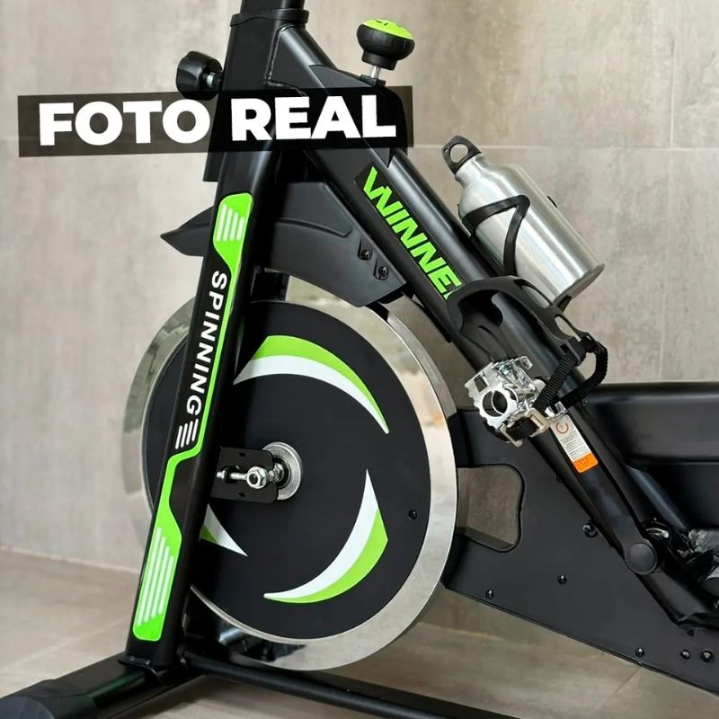 Bicicleta Spinning Winnek Mecânica 13kg Verde - Imagem de detalhe 4