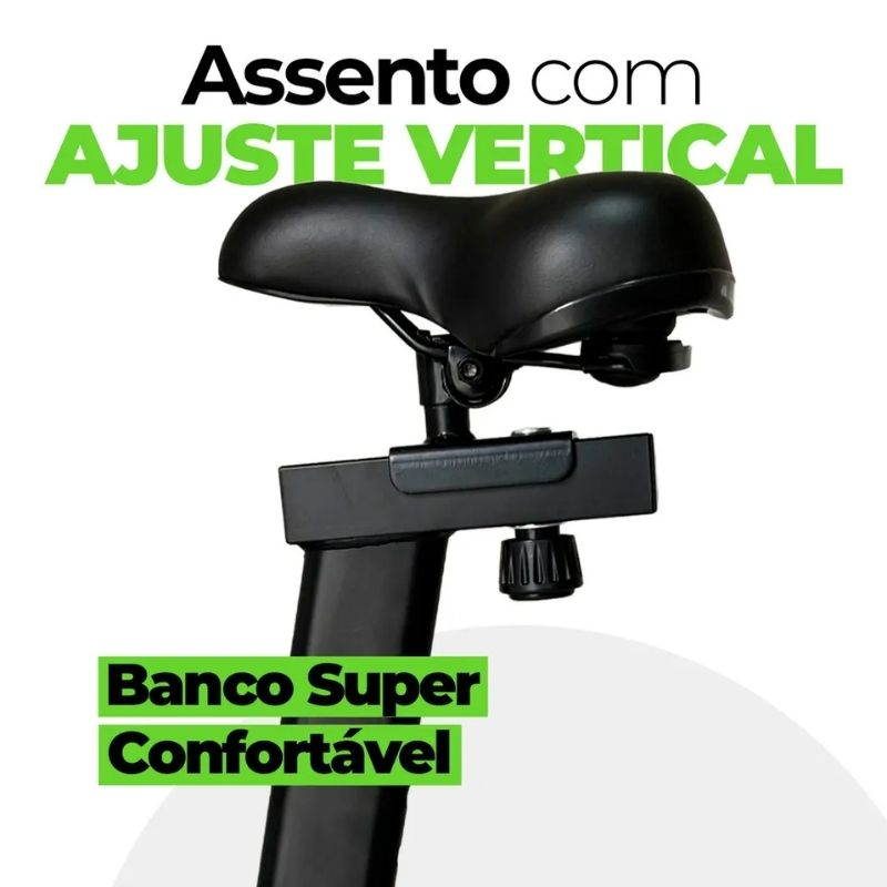 Bicicleta Spinning Winnek Mecânica 13kg Verde - Imagem de detalhe 7