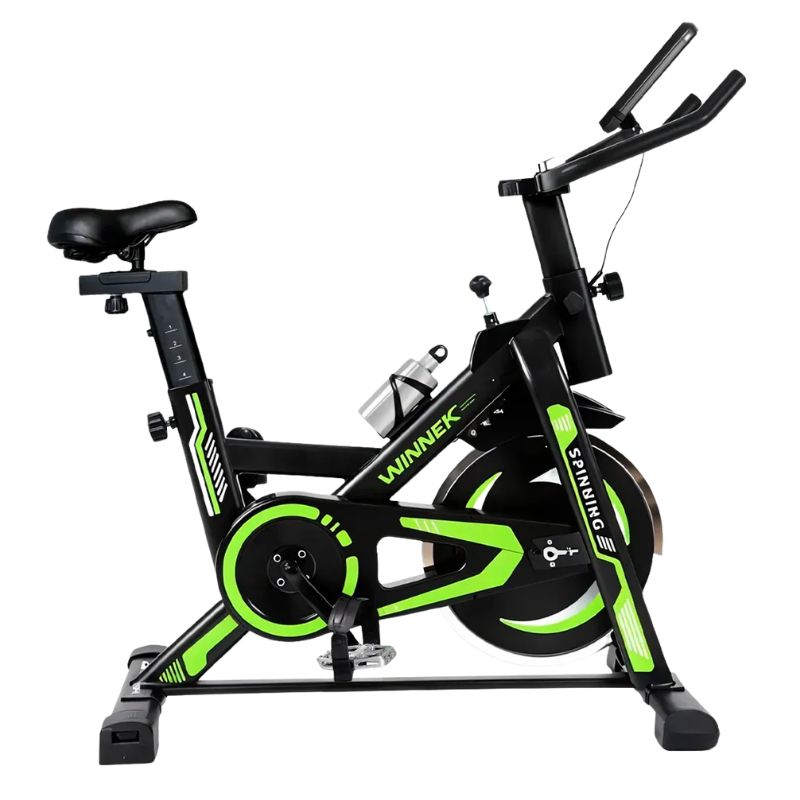 Bicicleta Spinning Winnek Mecânica 13kg Verde
