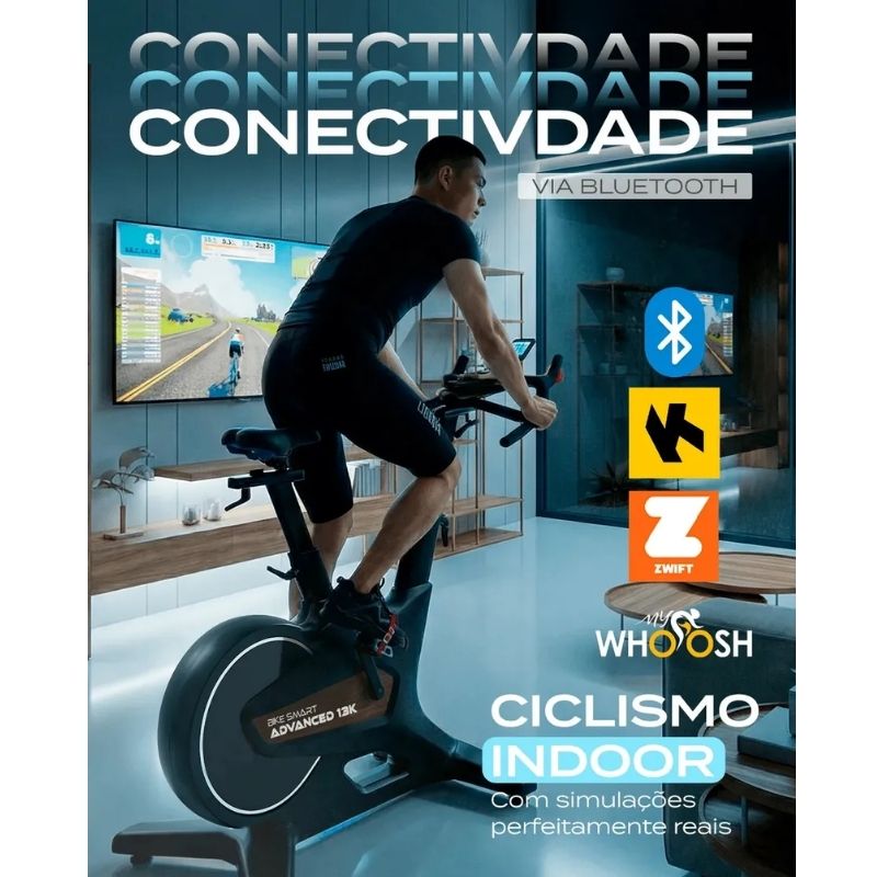 Bike Ergométrica Smart Advanced 13KG MegaGym - Imagem de detalhe 6