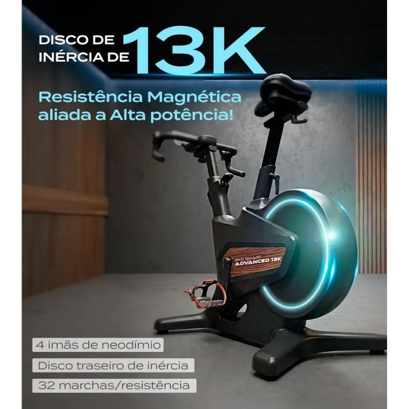 Bike Ergométrica Smart Advanced 13KG MegaGym - Imagem de detalhe 10