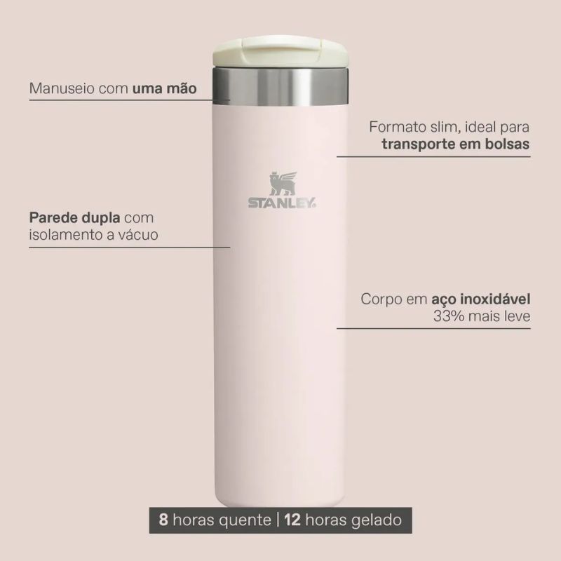 Garrafa Térmica Stanley Aerolight Transit 591ml Black - Imagem de detalhe 3
