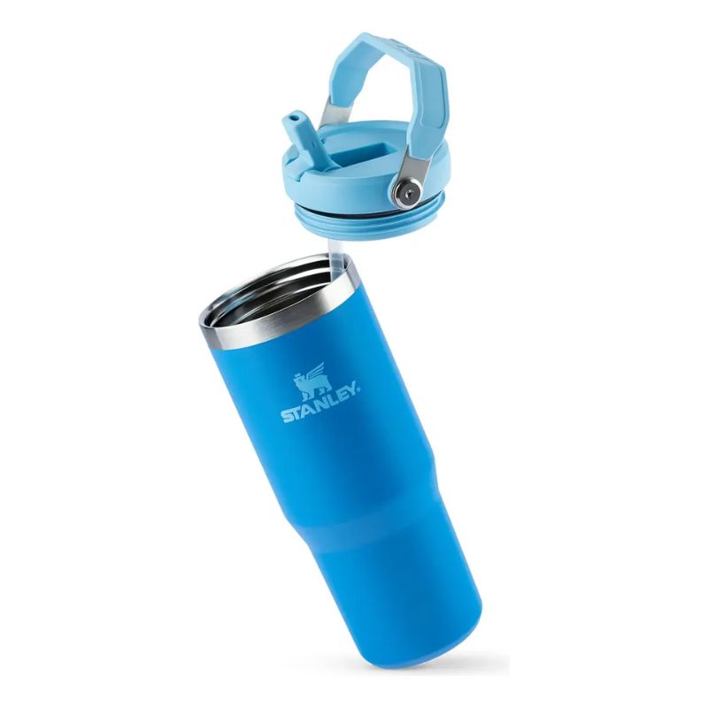Garrafa Térmica Stanley Flip Straw 887ml Azul - Imagem de detalhe 4