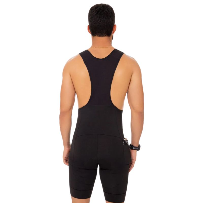 Bermuda Ciclismo Bretelle Pro Gel Masculino Costas