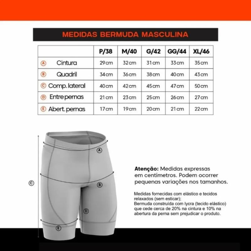 Bermuda Ciclismo Bretelle Pro Gel Masculino