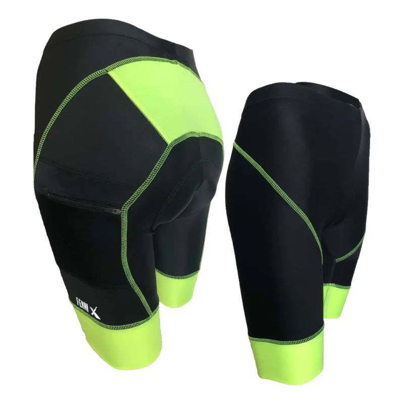 Bermuda Ciclismo Masculina Fennix Colorida Com Forro Espuma