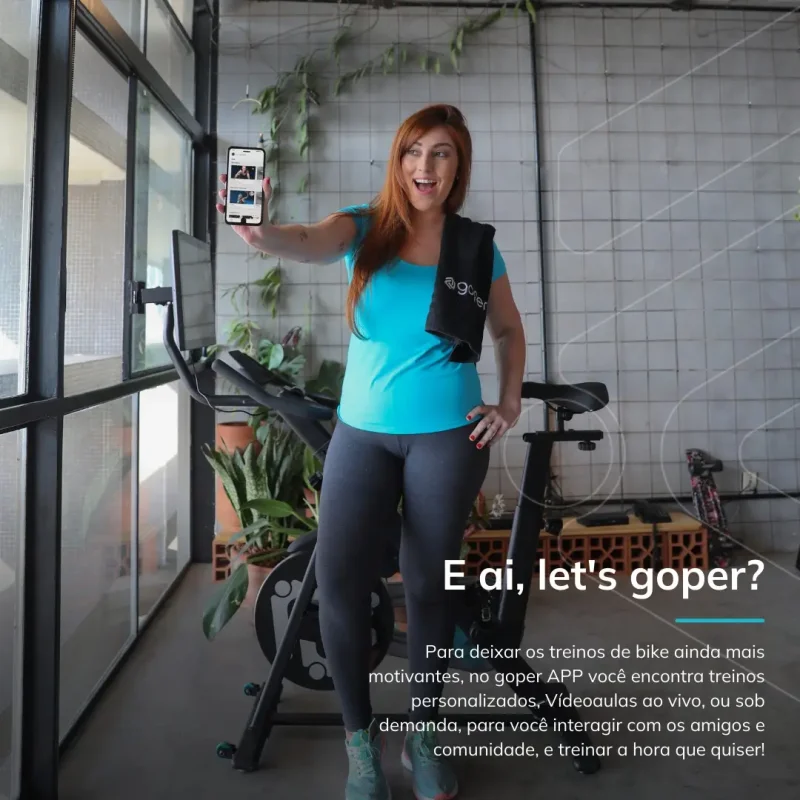 Bicicleta Ergometrica Goper Smart Bike Spinning