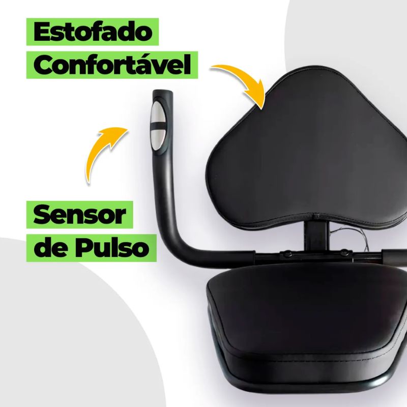 Bicicleta Ergométrica Horizontal Magnética Winnek 8 Níveis