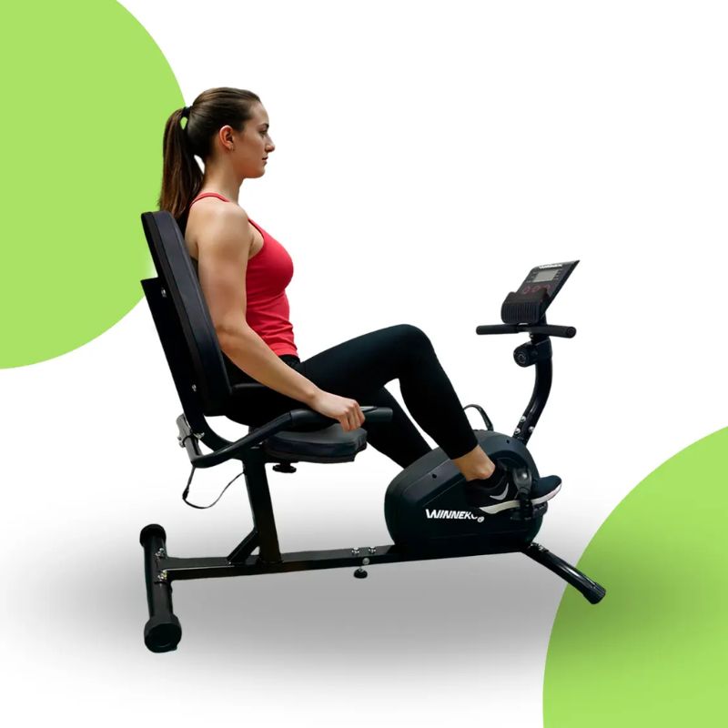 Bicicleta Ergométrica Horizontal Magnética Winnek 8 Níveis