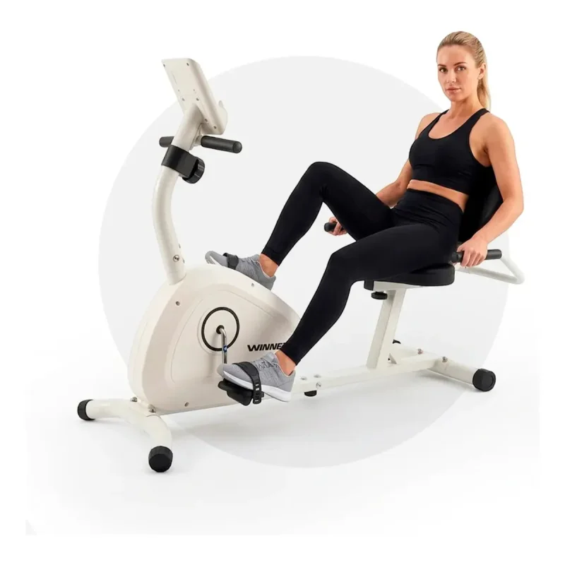Bicicleta Ergometrica Horizontal Magnetica Winnek Branca