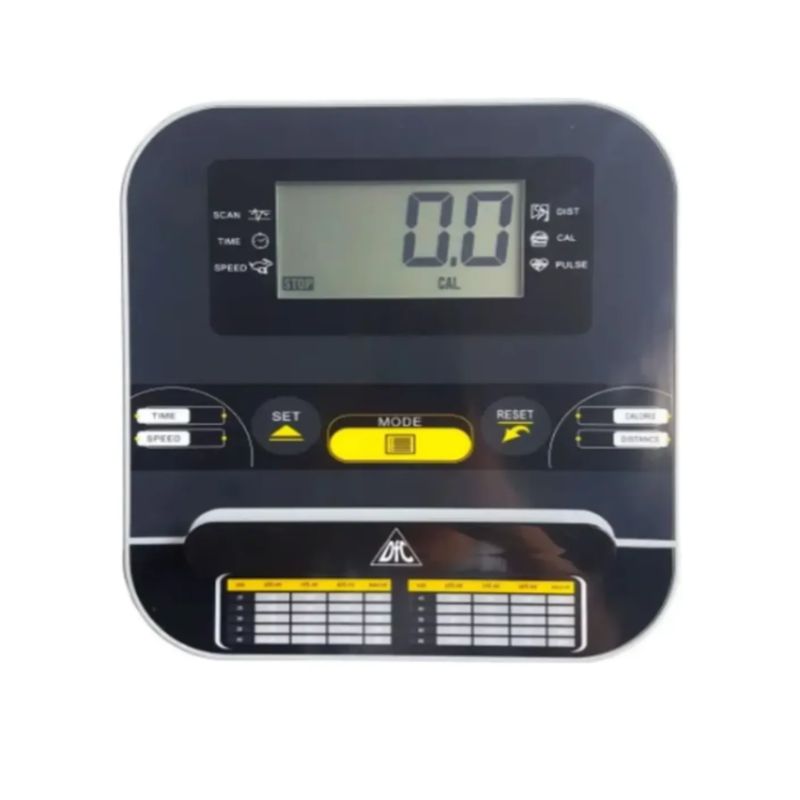 Painel digital e ajuste de resistência da bicicleta ergométrica horizontal Prime Comfort Bonafit
