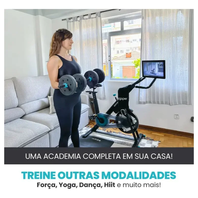 Bicicleta Ergometrica Smart Bike Goper Com Tela 154