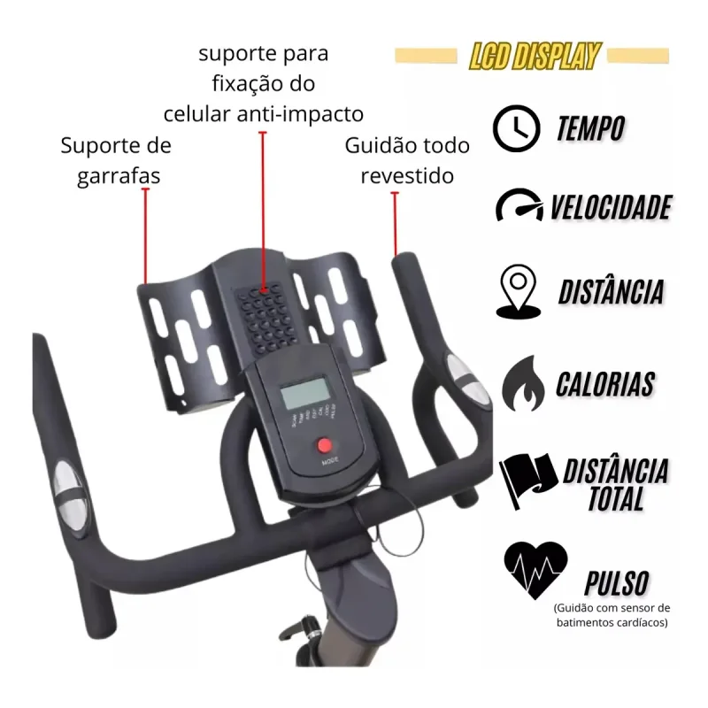 Bicicleta Ergometrica Spinning Kht Sb 2301