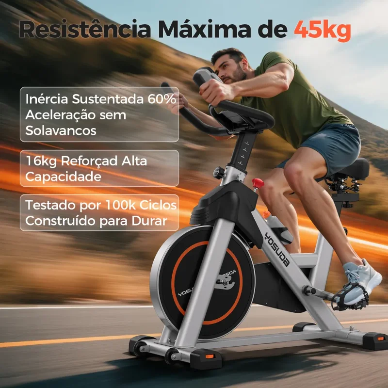 Bicicleta Ergometrica Spinning Yosuda Fed 16kg Magnetica