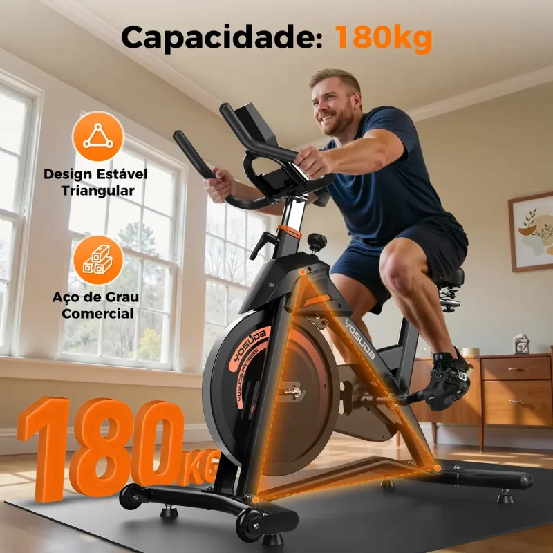 Bicicleta Ergometrica Spinning Yosuda Fed Magnetica 23kg