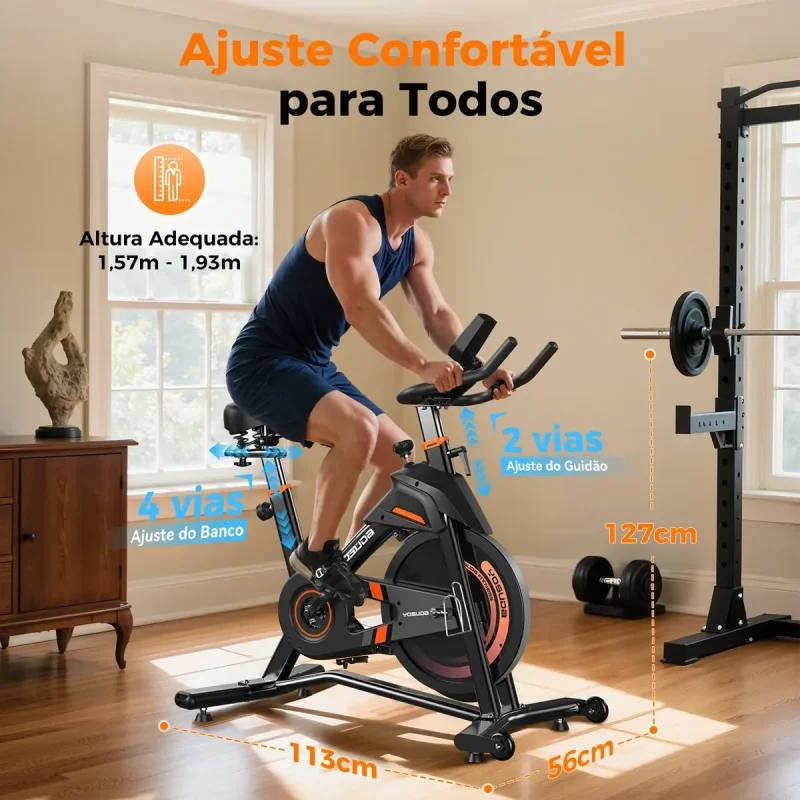 Bicicleta Ergometrica Spinning Yosuda Fed Magnetica 23kg