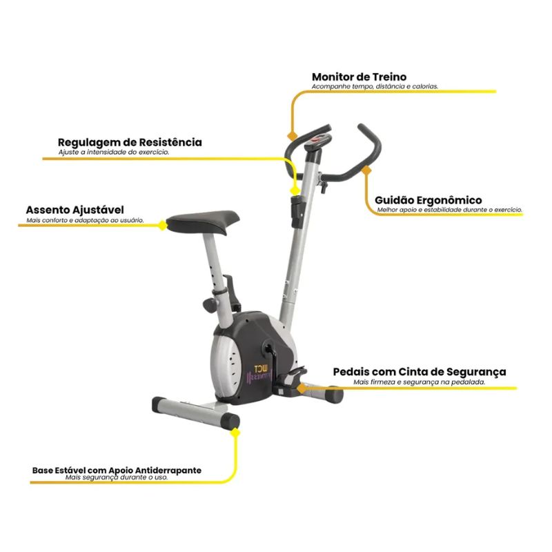 Bicicleta Ergométrica Vertical WCT Fitness 10100009