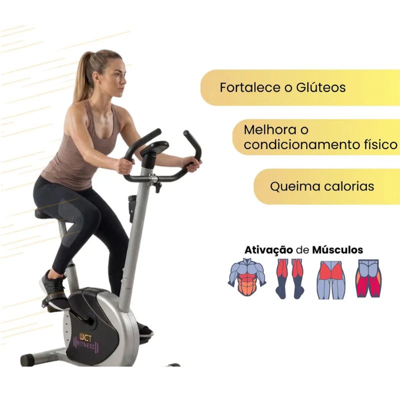 Bicicleta Ergométrica Vertical WCT Fitness 10100009