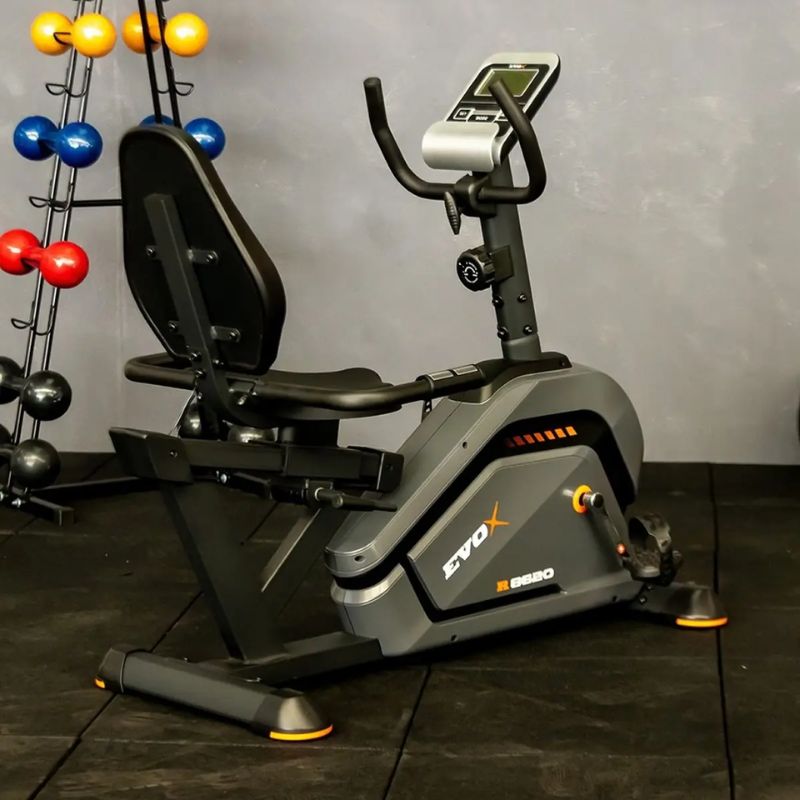 Bike Ergométrica Horizontal Magnética Evox Deluxe R8620