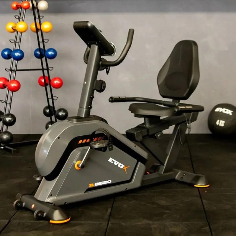 Bike Ergométrica Horizontal Magnética Evox Deluxe R8620