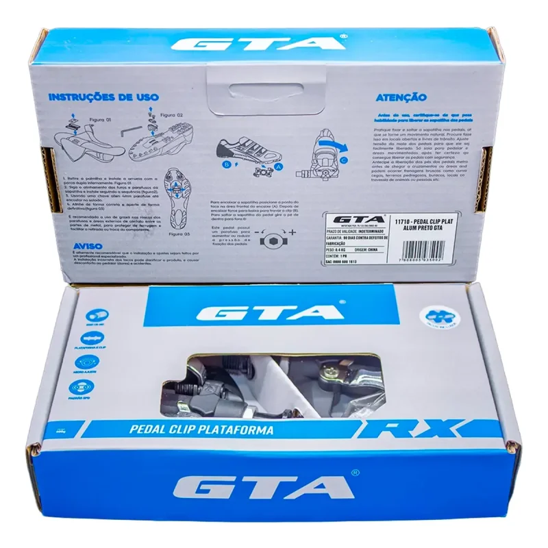 Pedal Clip Plataforma Gta Spd Com Rolamento Selado