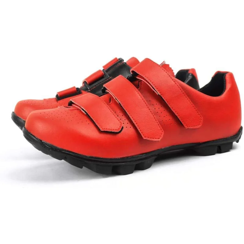 Sapatilha Ciclismo E Spinning Mtb Unissex Com Velcro