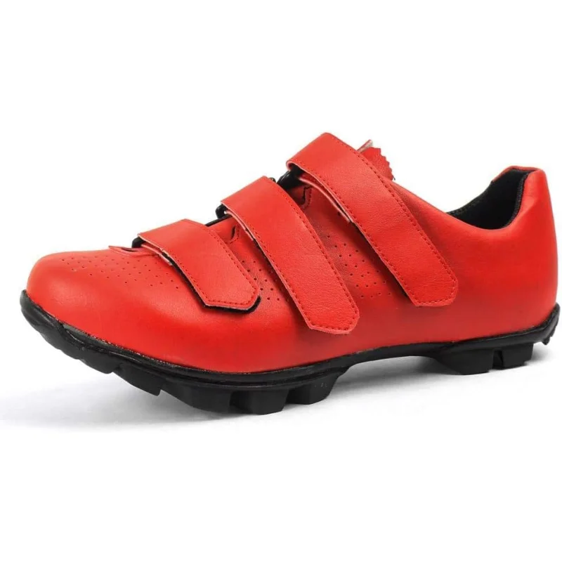 Sapatilha Ciclismo E Spinning Mtb Unissex Com Velcro